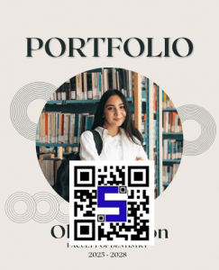 Image of a Portfolio card with Lifetags QR Code