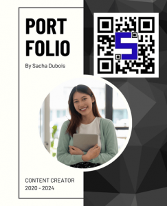Image of a Portfolio card with Lifetags QR Code