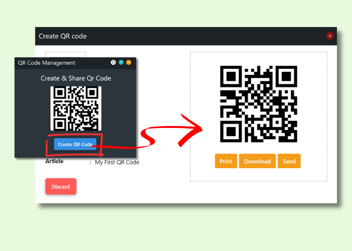 Creating QR Code