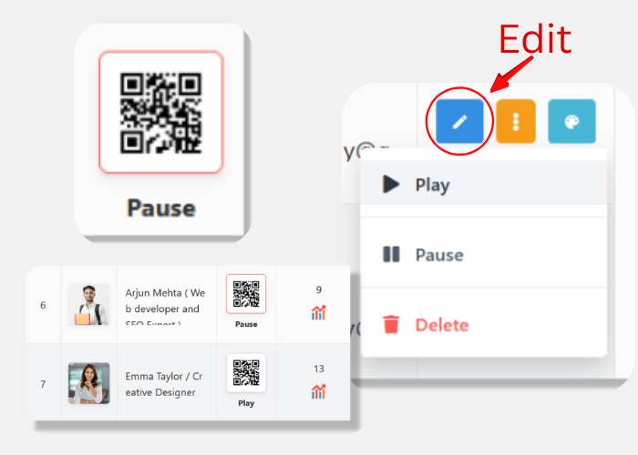 Other important controls for lifetags QR Code